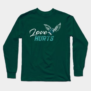 Love Hurts Eagle Design Long Sleeve T-Shirt